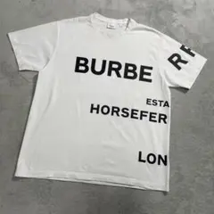 【タグ付き✨】バーバリー　ホースフェリー　Tシャツ　ロゴ　シャドー　ホワイト　白 タグ付き✨】バーバリー ホースフェリー Tシャツ ロゴ シャドー