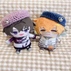 にじぱぺっと ベレー帽 おそろいセット シルバー