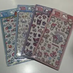 【公式】サンリオ　海外限定　ドロップシール　4枚セット　※おまけ付
