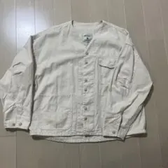 niko and... ノーカラージャケット Mアイボリー