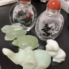 ⭐︎ 鼻煙壺 びえんこ 中国古美術 希少 置物 まとめて - メルカリ