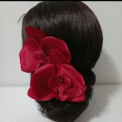 髪飾り4パーツ　成人式　卒業　ヘッドドレス