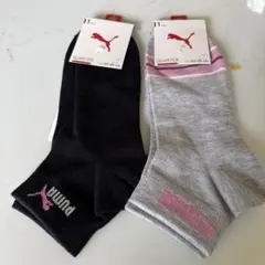 PUMA クォーターソックス 23-25 cm 1ペアのサムネイル