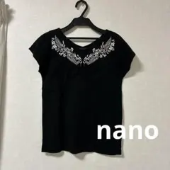 nano BASE 黒　Tシャツ　ナノユニバース　お値下げ