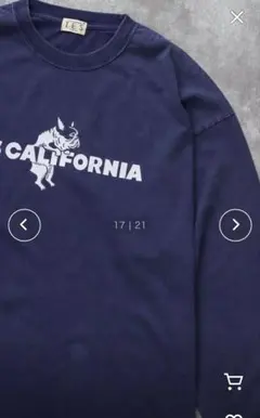 TES CALIFORNIA LOGO PIGMENT L/S ロンT XLのサムネイル