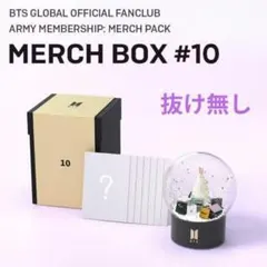 BTS MERCH BOX #10 スノードーム　抜け無し　トレカあり