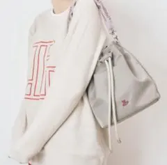 美品　THEATRE PRODUCTS バケットバッグ グレー