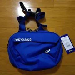 ASICS TOKYO 2020 バッグ 青