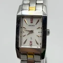 稼働 SEIKO lukia スクエア コンビ レディース腕時計qzのサムネイル