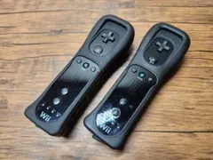 Wiiリモコン 2個セット　Wiiコントローラー　任天堂【黒】②