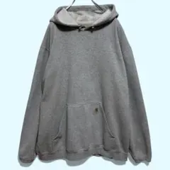Carhartt☆プルオーバーパーカー フーディー 大き目サイズ グレー XL