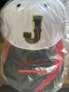 未開封2セットSAMURAI JAPAN キャップ ホワイト/ブラック/レッド