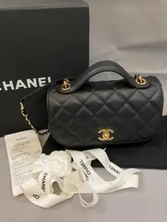 未使用級 COACH コーチ エヴリン デニムキルティングトートバッグ