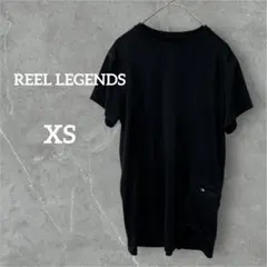 REEL LEGENDS 【XS】ブラック Tシャツ ポケット スポーツ