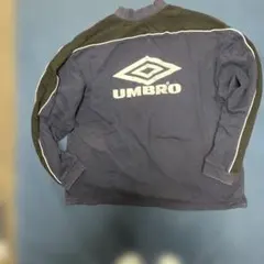 UMBRO ネイビー トレーナー ジップ付き