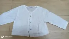 familiar カーディガン 80 ホワイト