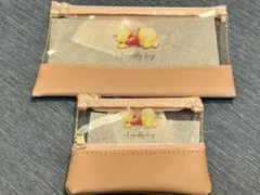 プーさん　大小　ポーチ2個セット