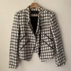 【美品】ZARA ザラ ツイード ジャケット アウター