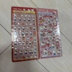 正規品　ボンボンドロップシール　サンリオ　赤キティ　キティ　2枚　第二弾　ミニ