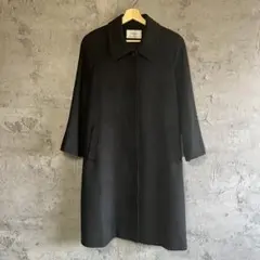 美品・即購入OK 最高級カシミヤ100% ロングコート 黒 13AR 冠婚葬祭のサムネイル