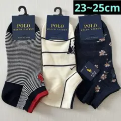 『新品』 23~25cm RALPH LAUREN ラルフローレン 靴下3足のサムネイル