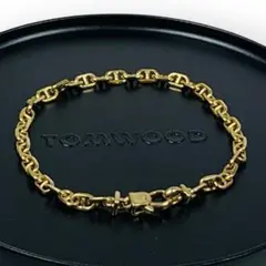 TOM WOOD トムウッド ヴィンテージ ゴールドブレスレット 7.0インチ 