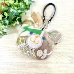 ミナペルホネン はぎれ使用□くまちゃん ポーチ