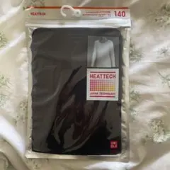 UNIQLO HEATTECH Uネック長袖Tシャツ 140サイズ ブラック