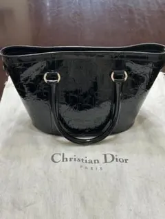 Dior パテントレザー トロッター 03-BO-0078 美品 収納袋付き