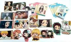 鬼滅の刃　ダイカットステッカー18枚セット&ミニメモ12枚