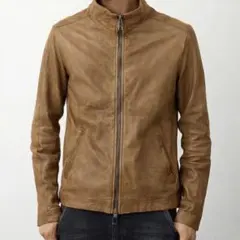 良品GIORGIO BRATOジョルジオブラット22FW定番ラムレザーブルゾン