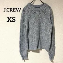 J.CREW 透かし編み クルーネック ニットセーター【XS】のサムネイル