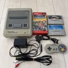 Nintendo スーパーファミコン 本体 コントローラー電源ケーブルソフト付