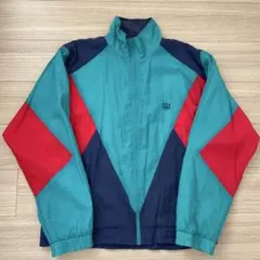 最終値引90s ナイロンジップアップトラックジャケット 古着 ヴィンテージ