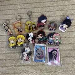 鬼滅の刃 ラバーマスコット アクリルキーホルダー