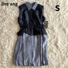 新品　DreAng ドレアング　ノースリーブ　s 結婚式　パーティードレスのサムネイル