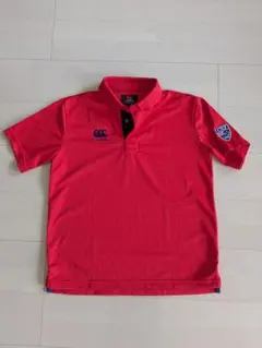 【美品】カンタベリー Canterbury ポロシャツ 半袖 レッド Mのサムネイル