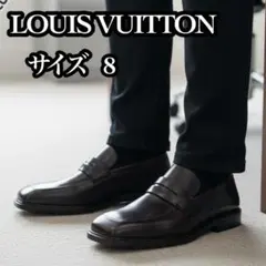 LOUIS VUITTON ヴィトン ローファー メンズ ブラウン 0616③ - メルカリ