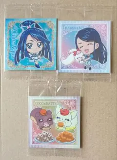 Yesプリキュア5シール　キュアアクア　他　プリキュアオールスターズシール