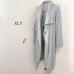 【SLY】CUTDRAPEGOWN カットドレープガウン グレー　ap1732