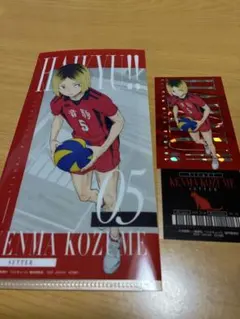 一番くじ　ハイキュー‼︎最強の挑戦者　I賞チケットケース＆クリアカードセット　研磨