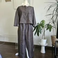 美品✨️Le pivot デニムライク ローブコート ゆったり ロング