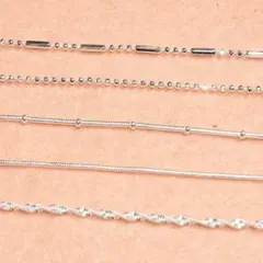 ★アンクレット５本セット★新品★Ｗ２５