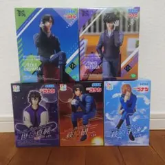 名探偵コナン XrossLink ちょこのせ フィギュア×5個 時計×1個 - メルカリ