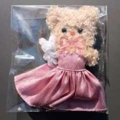 【2番】おめかしドレスくまちゃん　モールドールチャーム【ぽてまる】
