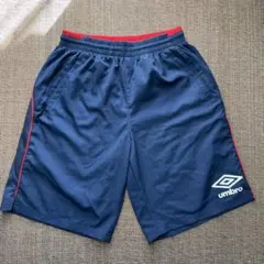「#594」umbro アンブロ　プラクティスパンツ　ハーフパンツ　ネイビーM