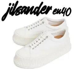 JIL SANDER ジルサンダー プラットフォーム スニーカ 40 Jil sander☆Sneakers☆プラットフォーム スニーカー☆送料込 (Jil