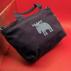 Mozo モースデザイン ショルダーバッグ ネイビー
