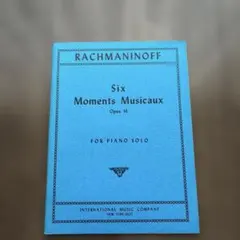 RACMANINOFF/Six Moments Musicaux Opus 16