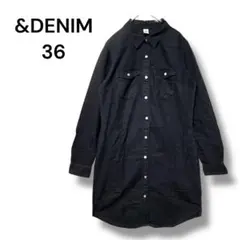 ダンガリーシャツ黒